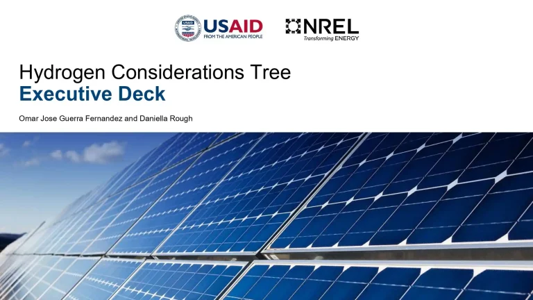 Hydrogen Considerations Tree