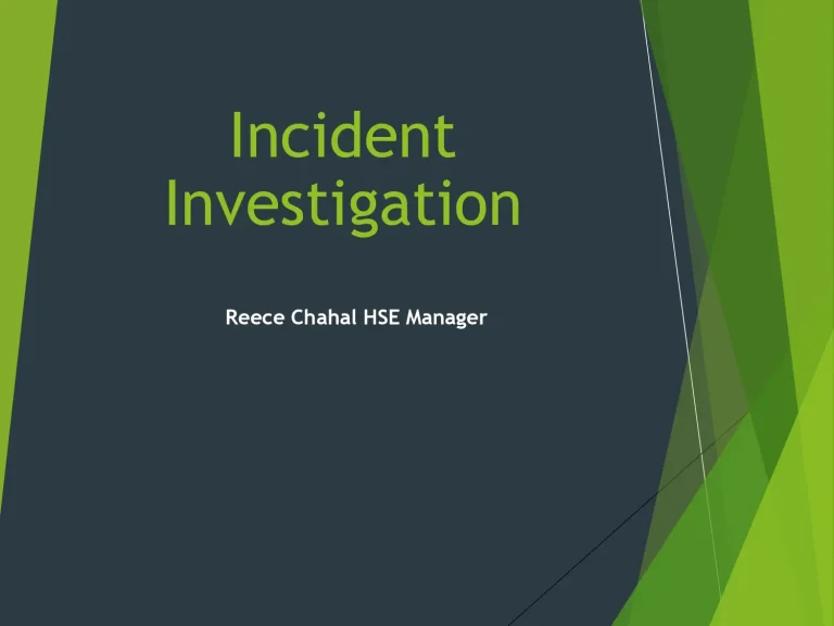 Incident Investigation