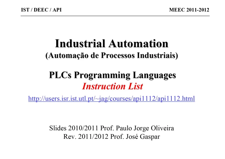 Industrial Automation