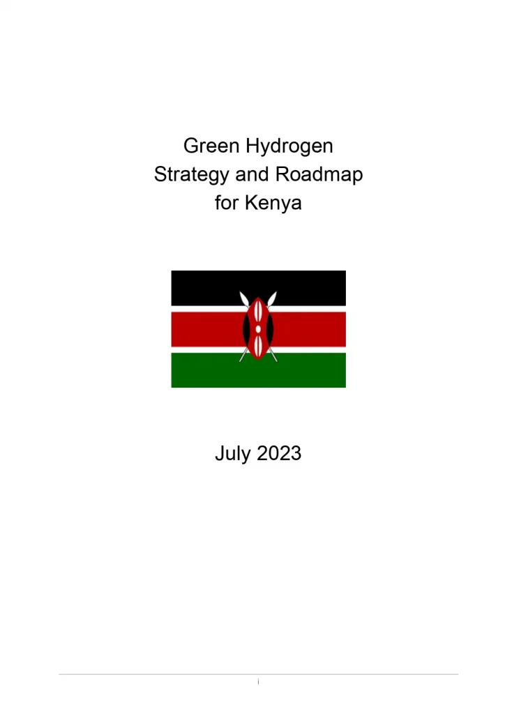 Kenya Green Hydrogen Strategy and Roadmap