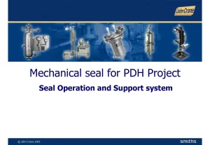 Mechanical Seal for PDH Project Seal Operation and Support System