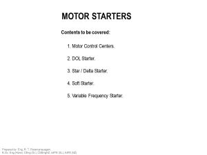 Motor Starters
