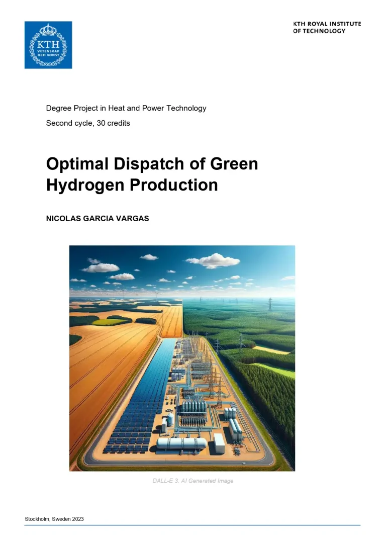 Optimal Dispatch of Green Hydrogen Production