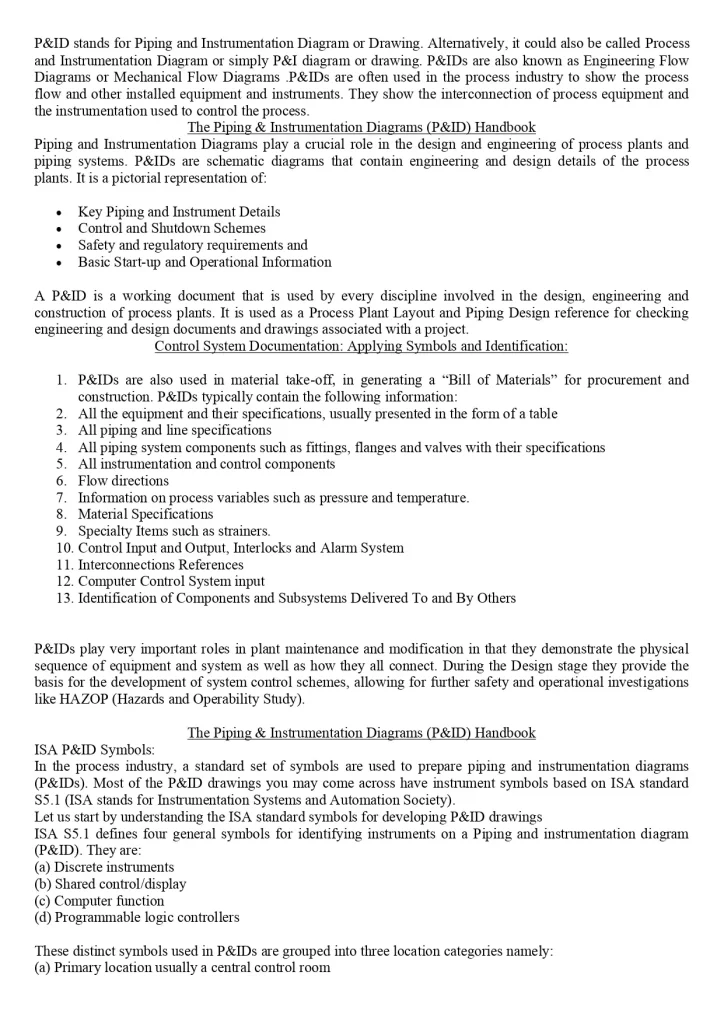 P&ID Tutorial