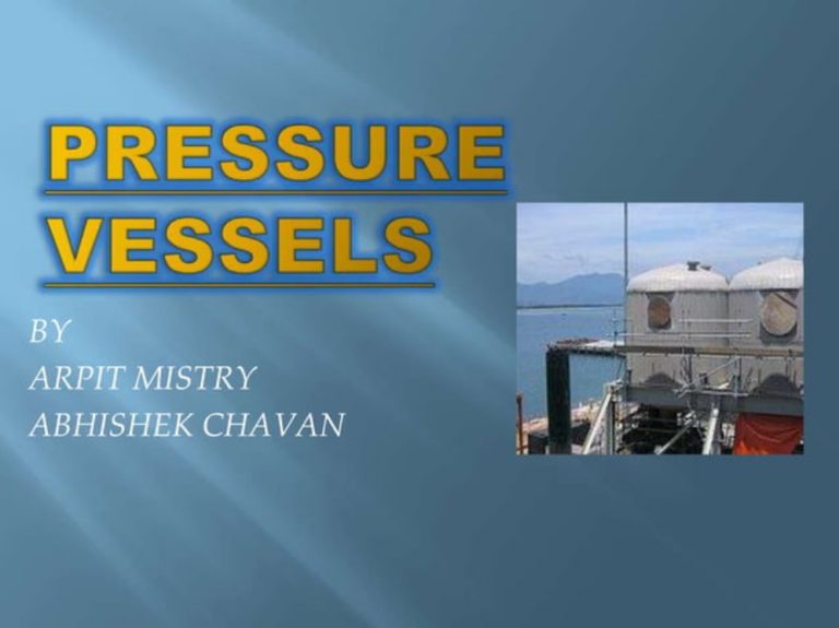 Pressure Vessels