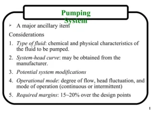 Pumping System