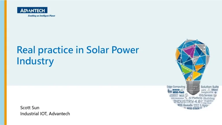 Real Practice in Solar Power Industry