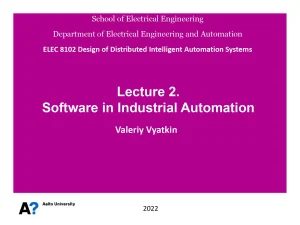Software in Industrial Automation