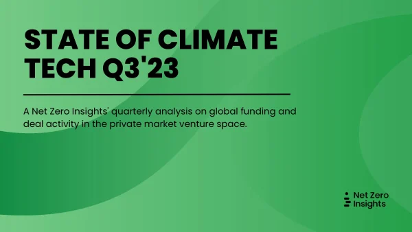 State of Climate Tech Q3'2023