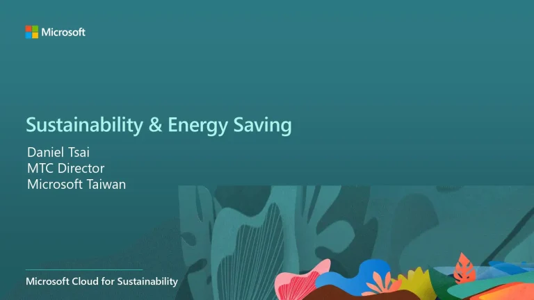 Sustainability & Energy Saving