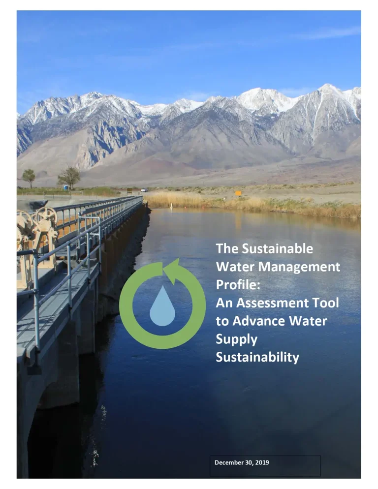 The Sustainable Water Management Profile: An Assessment Tool to Advance Water Supply Sustainability