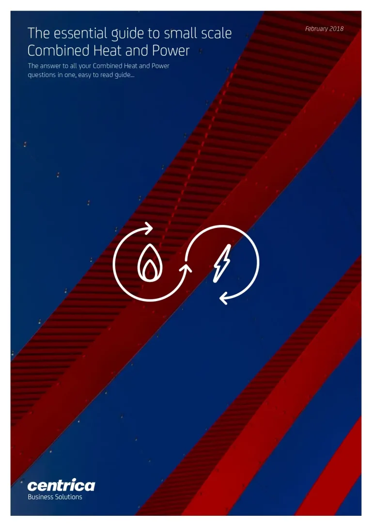 The essential guide to small scale Combined Heat and Power