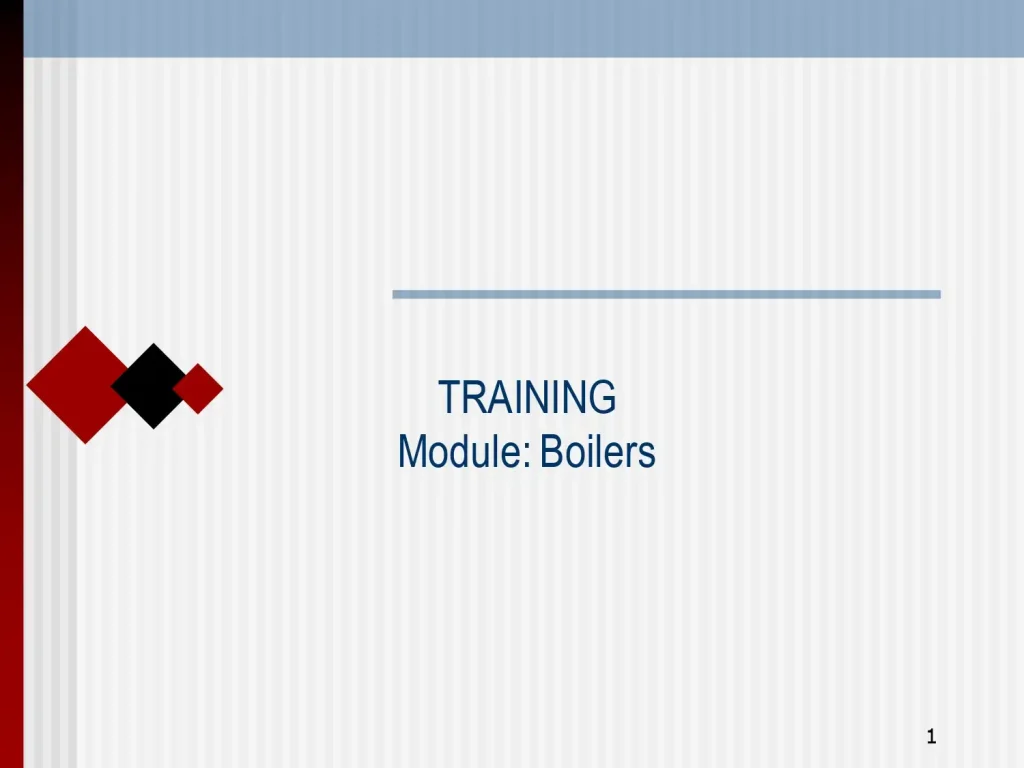 Training Module Boilers