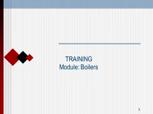 Training Module Boilers