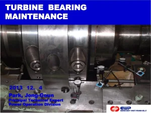 Turbine Bearing Maintenance