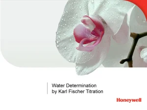 Water Determination by Karl Fischer Titration