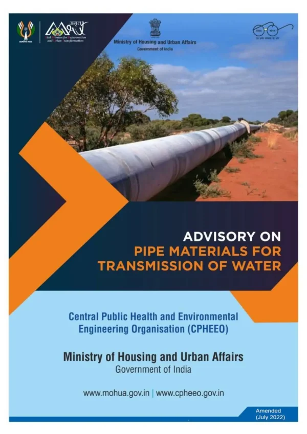 Advisory On Pipe Materials For Transmission Of Water