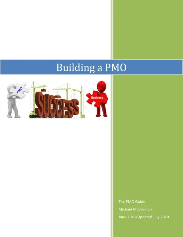 Building A PMO
