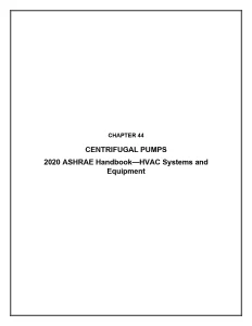 Chapter 44: Centrifugal Pumps