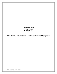 Chapter 46: Valves