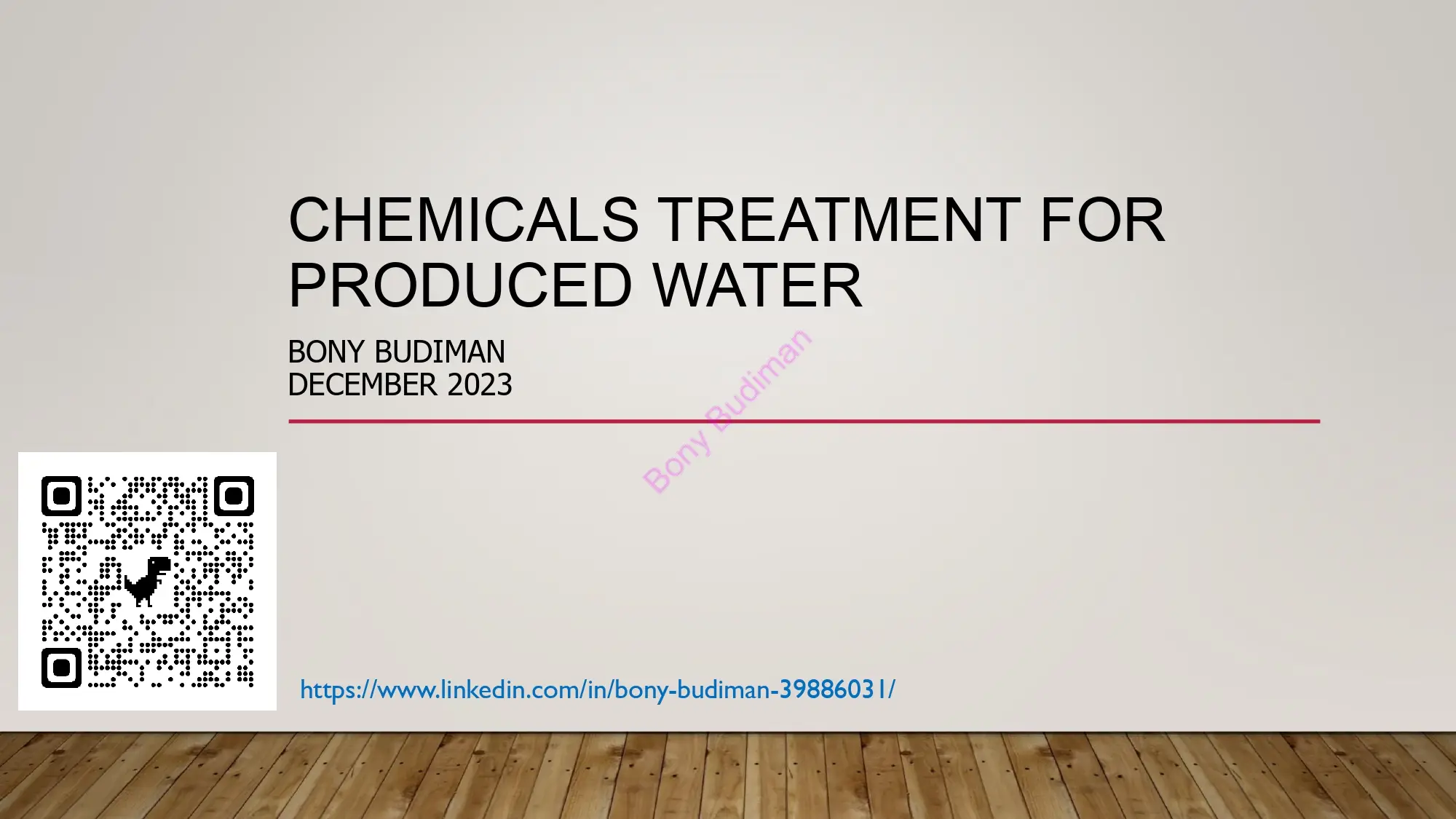 Chemicals Treatment For Produced Water