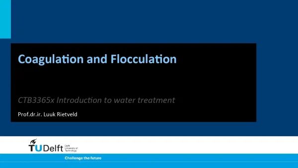 Coagulation And Flocculation