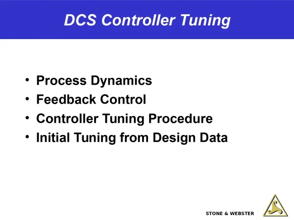 DCS Controller Tuning