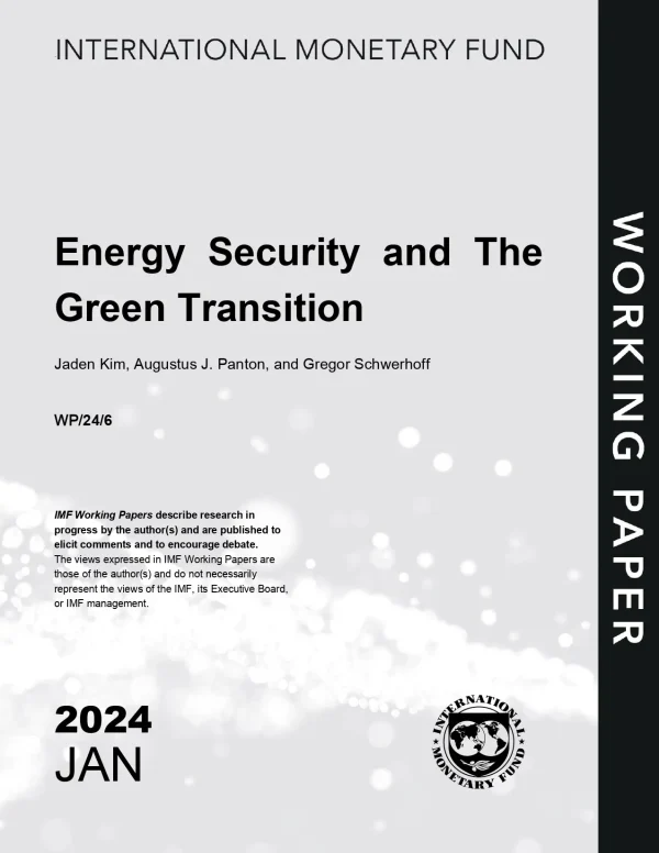 Energy Security And The Green Transition