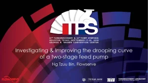 Investigating & Improving The Drooping Curve Of A Two-Stage Feed Pump