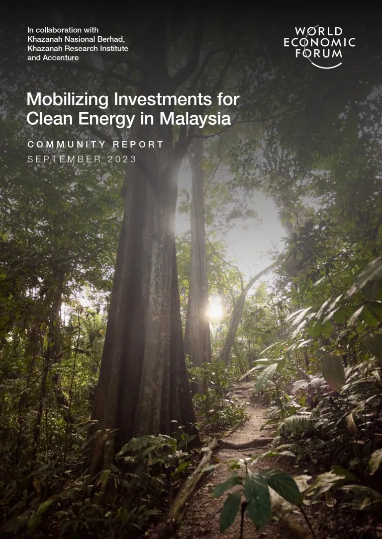Mobilizing Investments For Clean Energy In Malaysia