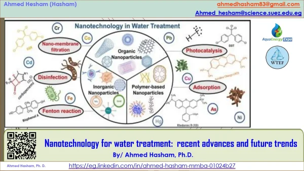 Nanotechnology For Water Treatment: Recent Advances And Future Trends