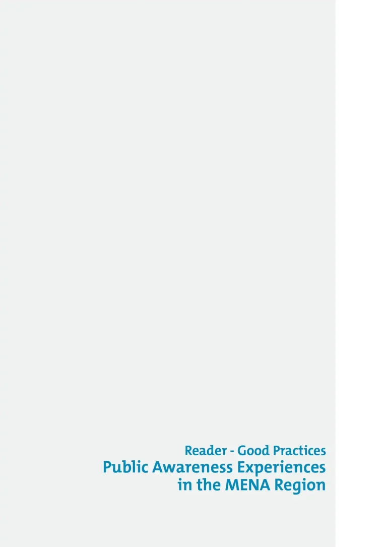 Public Awareness Experiences in the MENA Region