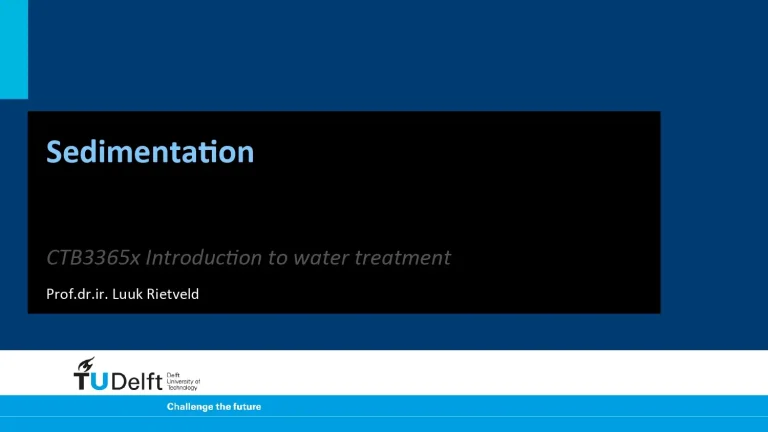 Sedimentaion