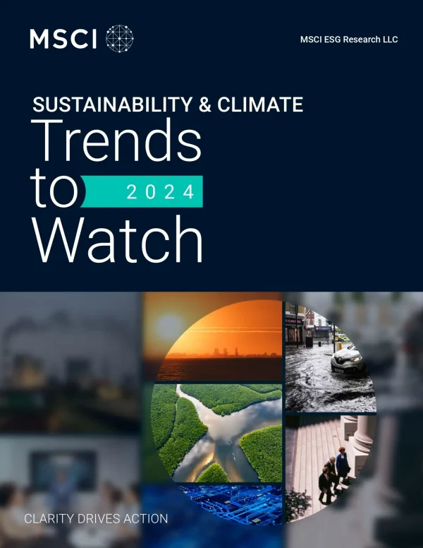 Sustainability & Climate Trends To 2024 Watch