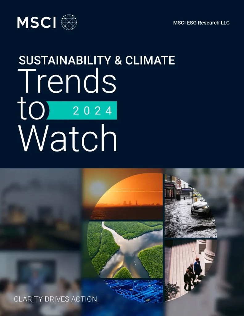 Sustainability & Climate Trends To 2024 Watch
