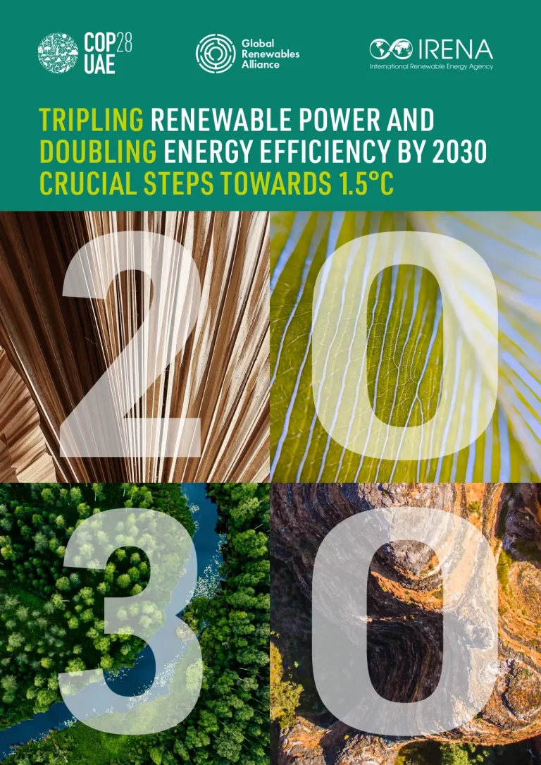 Tripling Renewable Power And Doubling Energy Efficiency By 2030 Crucial Steps Towards 1.5°C