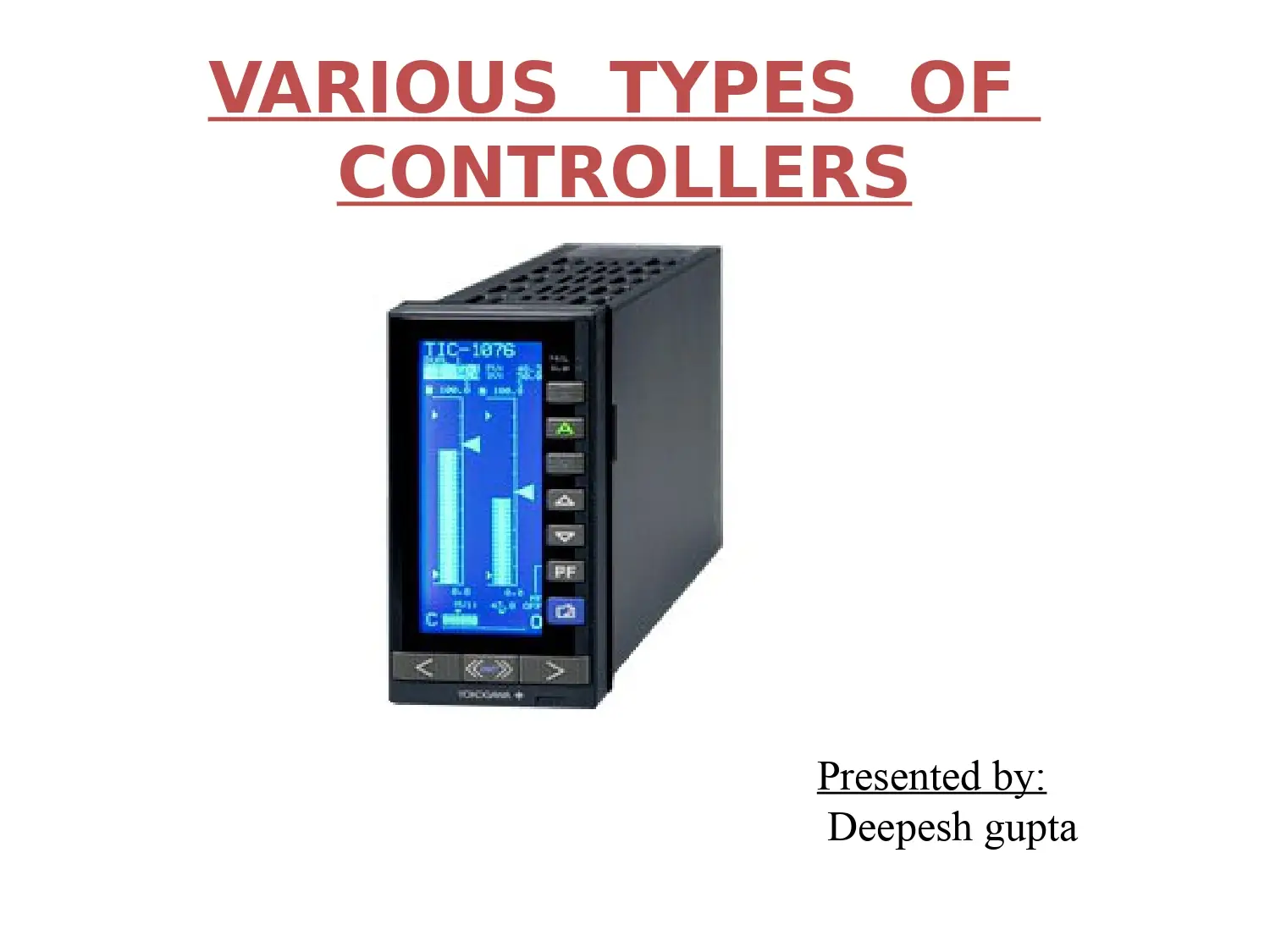 Various Types Of Controllers