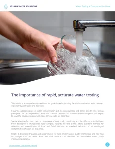 Water Testing A Comprehensive Guide