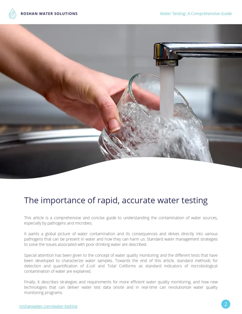 Water Testing A Comprehensive Guide