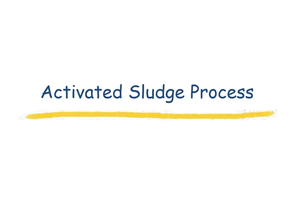 Activated Sludge Process