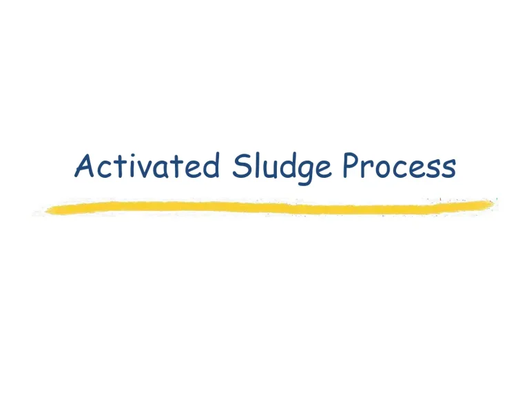 Activated Sludge Process