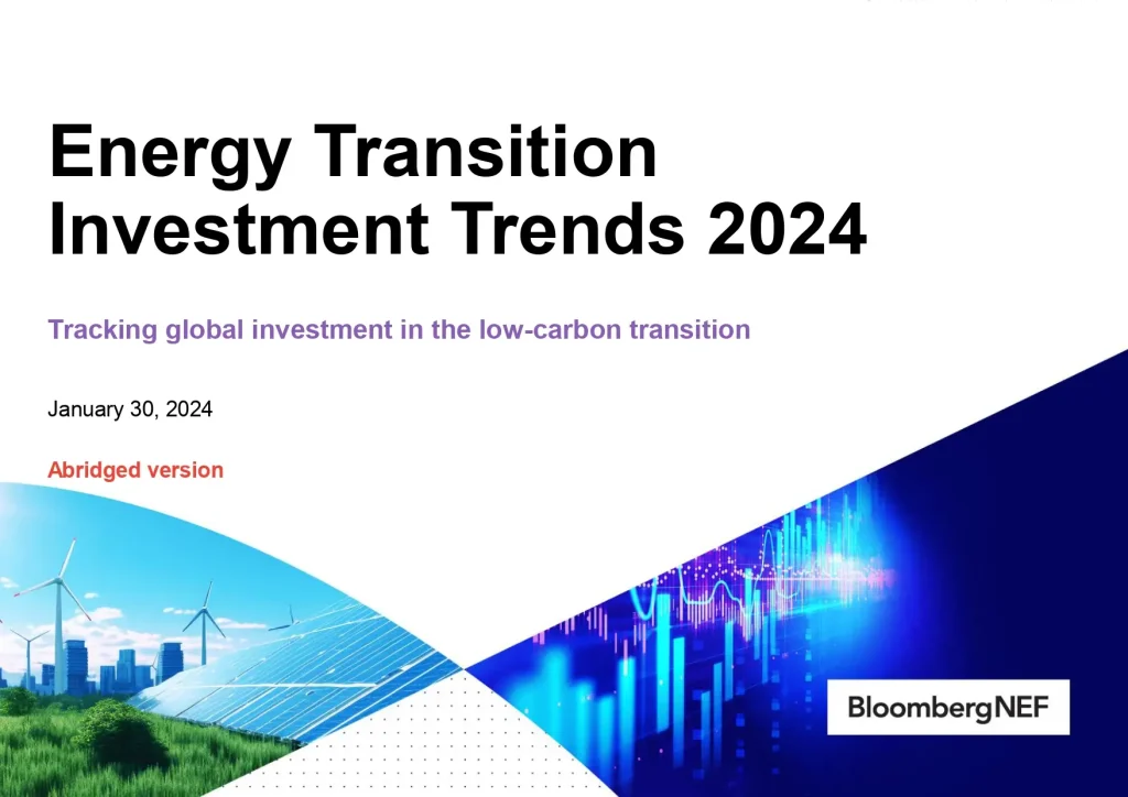 Energy Transition Investment Trends 2024