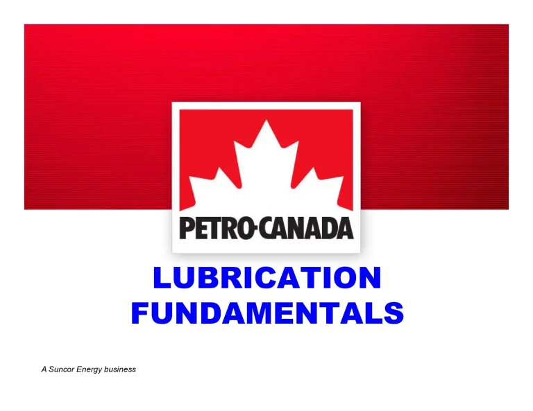 Lubrication Fundamentals