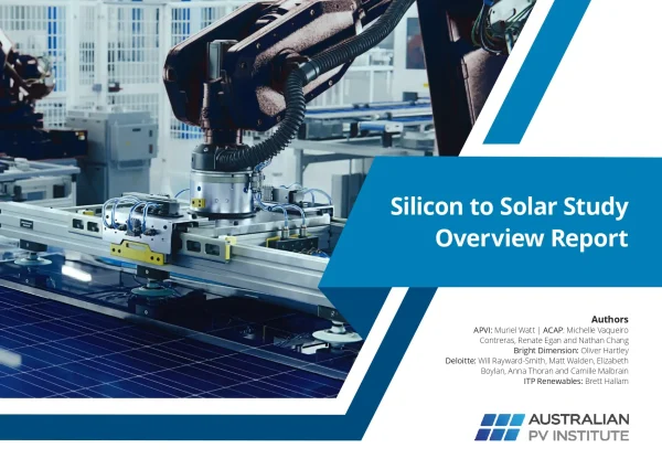 Silicon To Solar Study Overview Report