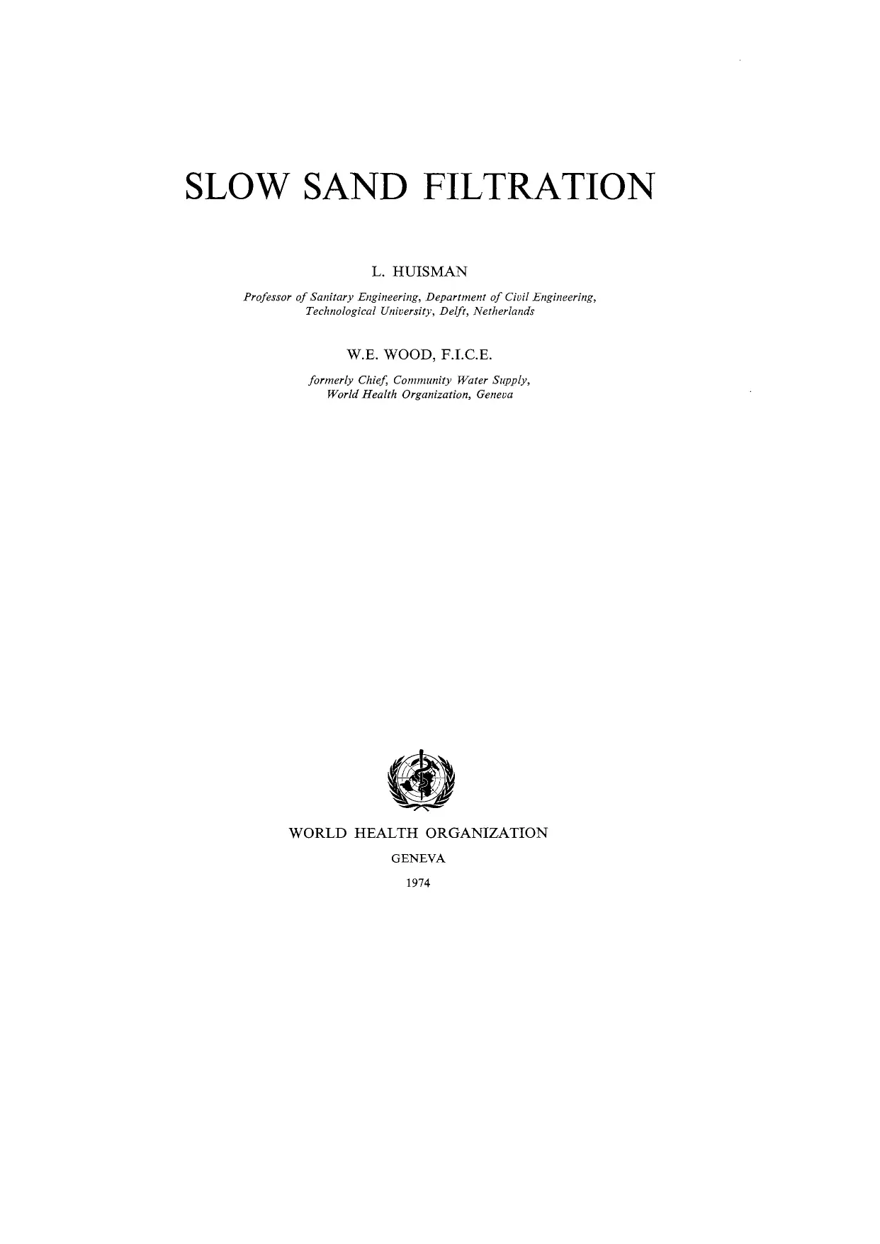 Slow Sand Filtration