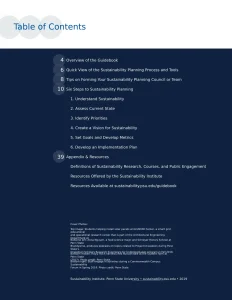 Sustainability Planning Guidebook