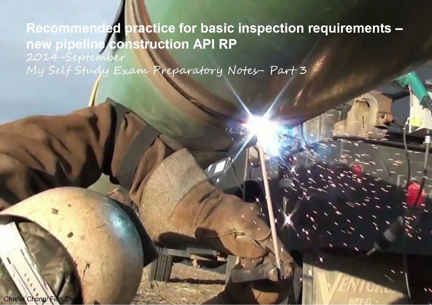Recommended Practice For Basic Inspection Requirements – New Pipeline Construction API RP