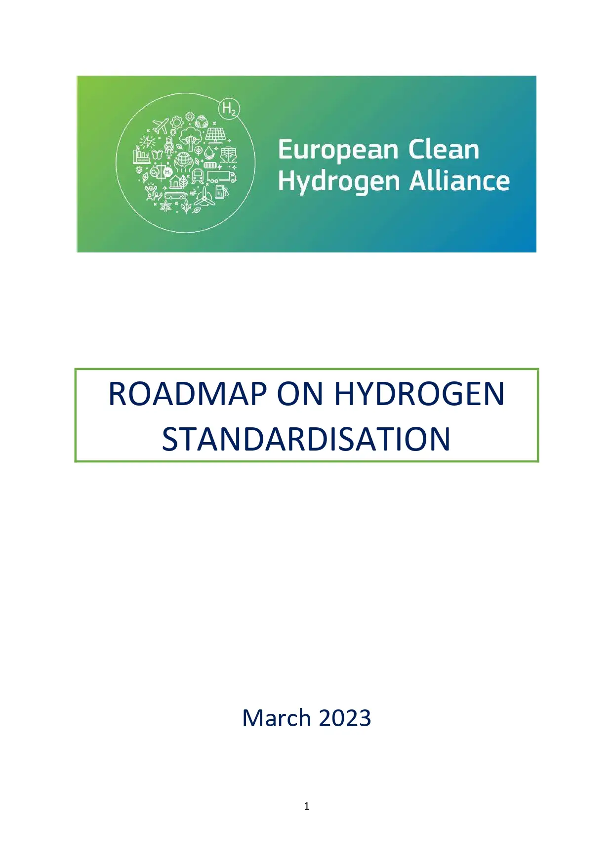 Roadmap On Hydrogen Standardisation