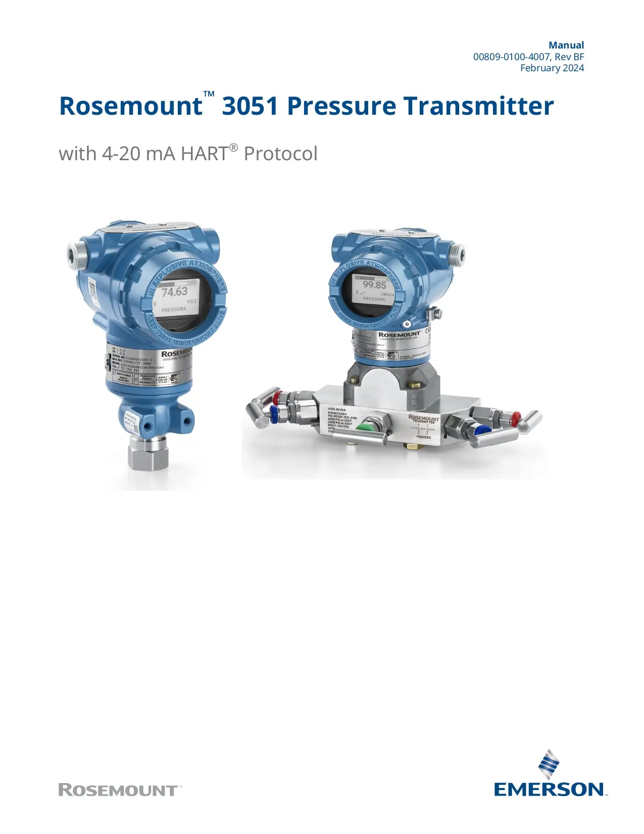 Rosemount™ 3051 Pressure Transmitter